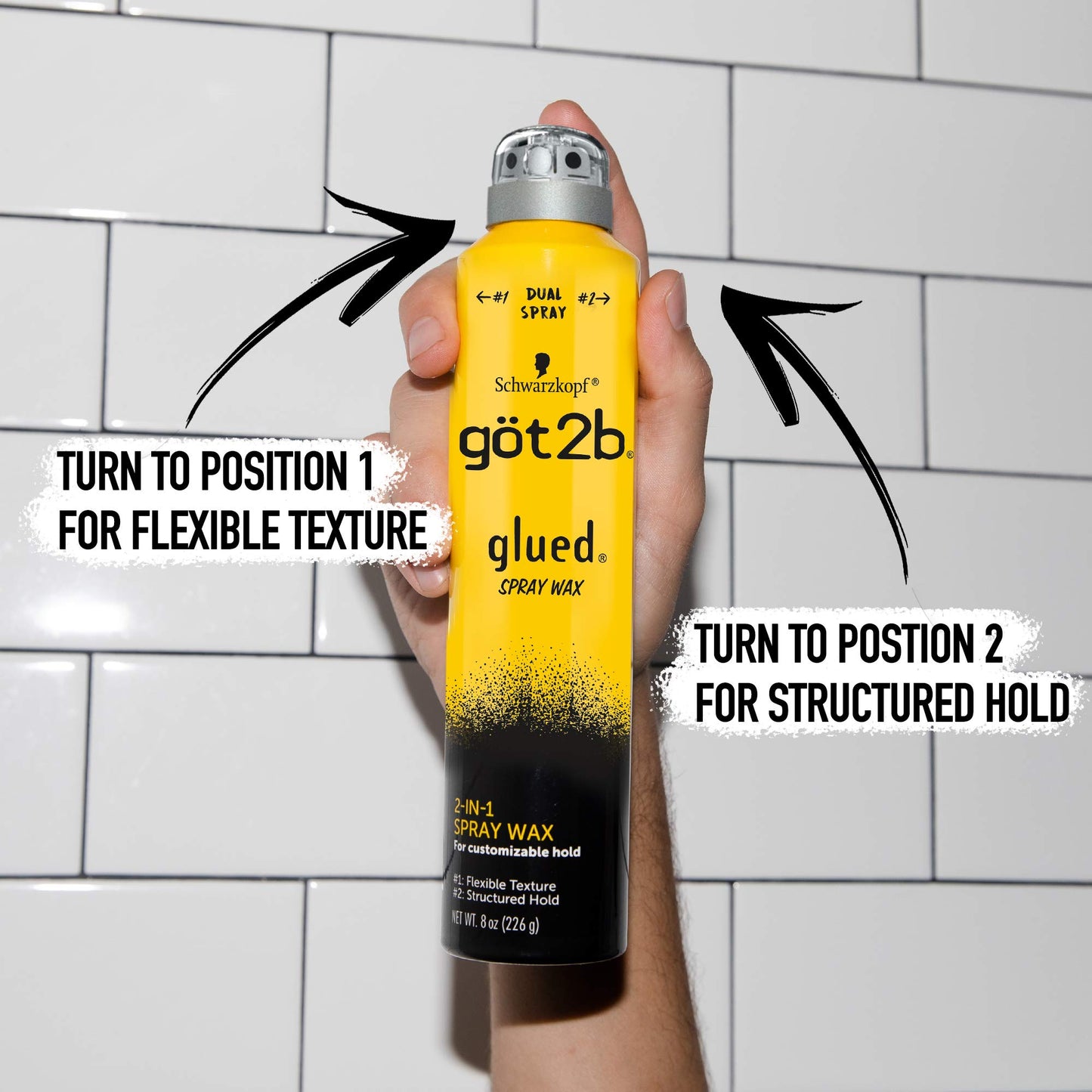 Got2b Glued Blasting Freeze Hairspray, 12 oz, Pack of 2