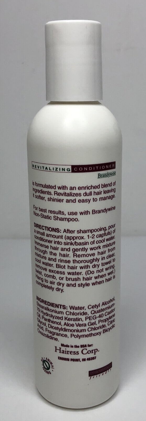 Brandywine Revitalizing Conditioner – For Synthetic & Natural Hair Wigs, 16 Ounces