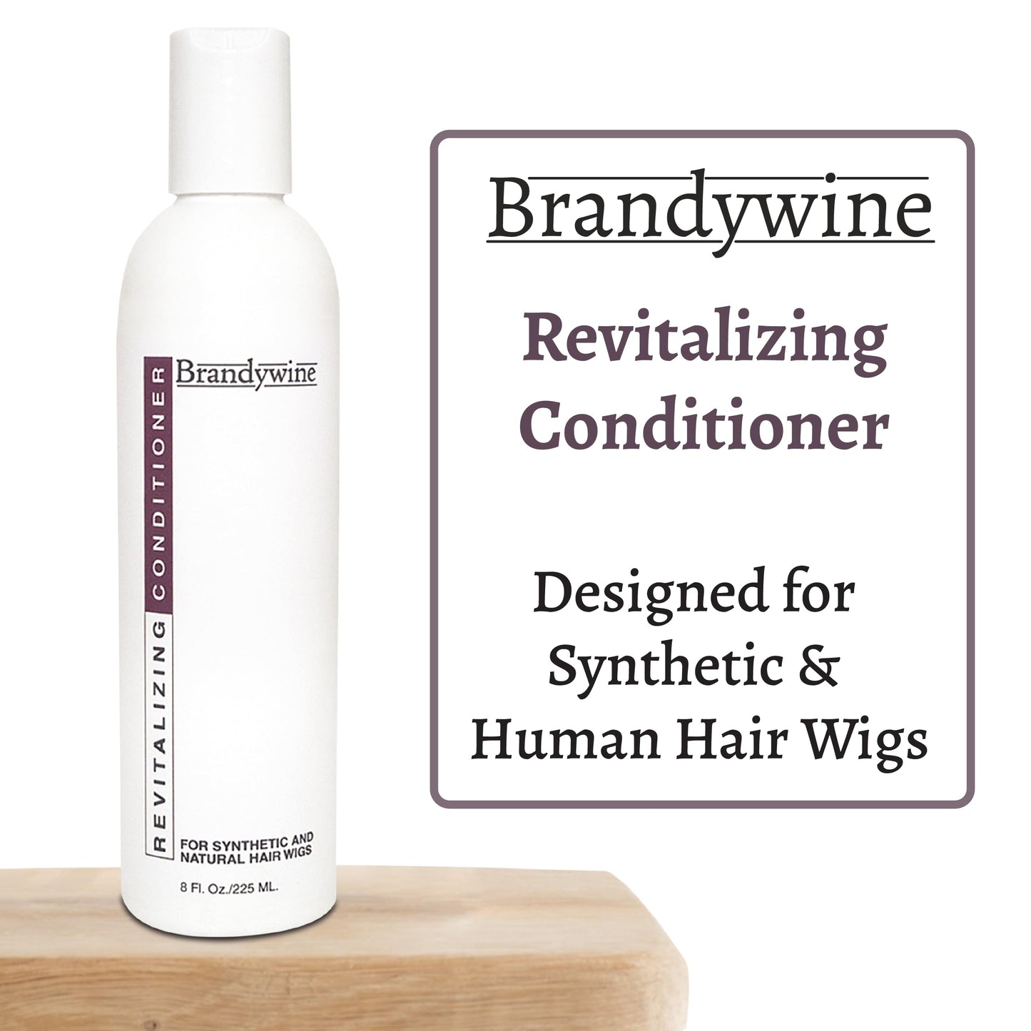 Brandywine Revitalizing Conditioner – For Synthetic & Natural Hair Wigs, 16 Ounces