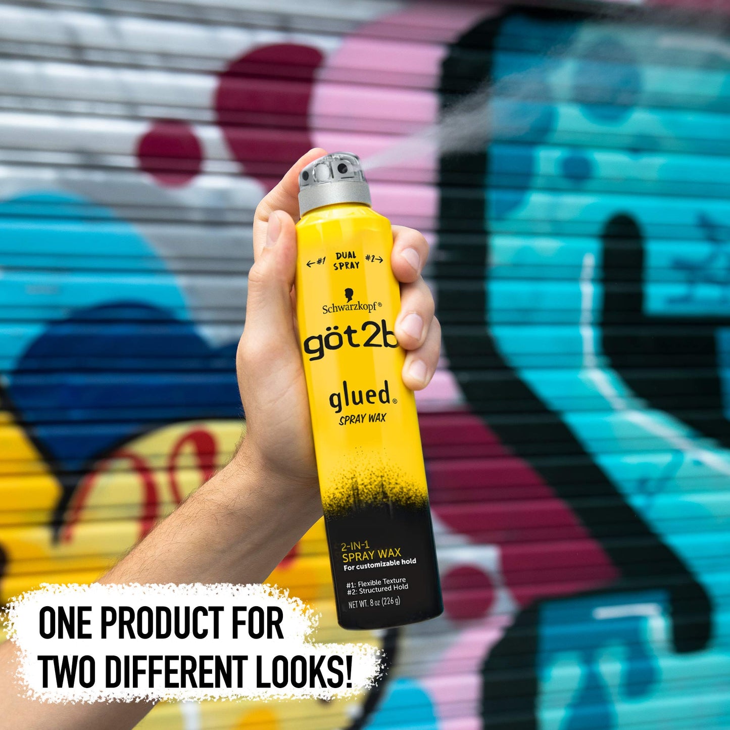 Got2b Glued Blasting Freeze Hairspray, 12 oz, Pack of 2