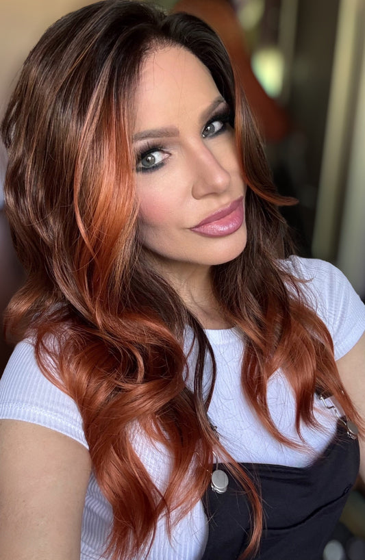 Reverse Cowgirl Copper ! Complex Color Petite cap in stock