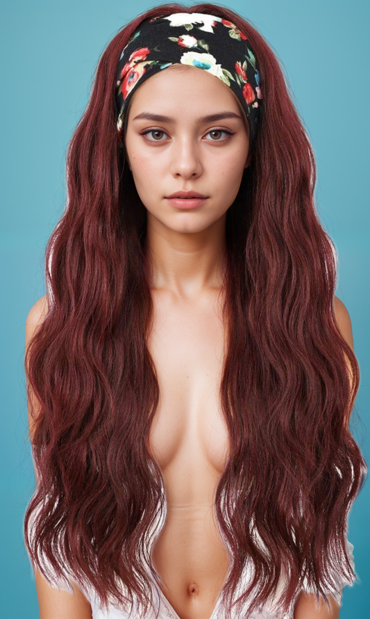 JUNIE Burgundy Bloom